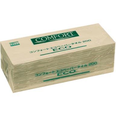【CAINZ-DASH】日本製紙クレシア コンフォートエコペーパータオル２００ 37181【別送品】