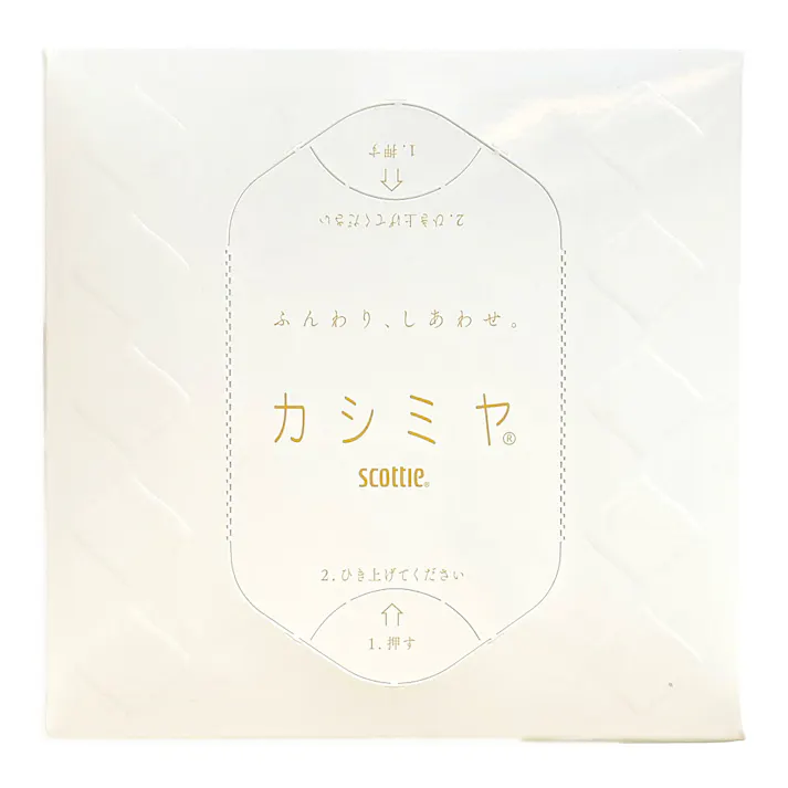 日本製紙クレシア スコッティ カシミヤ キューブ 160枚(80組)