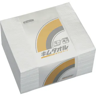 【CAINZ-DASH】日本製紙クレシア キムタオル ホワイト ハーフ 2つ折り 61206【別送品】