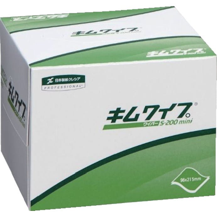 【CAINZ-DASH】日本製紙クレシア キムワイプ　Ｓ－２００　ミニ 62015【別送品】
