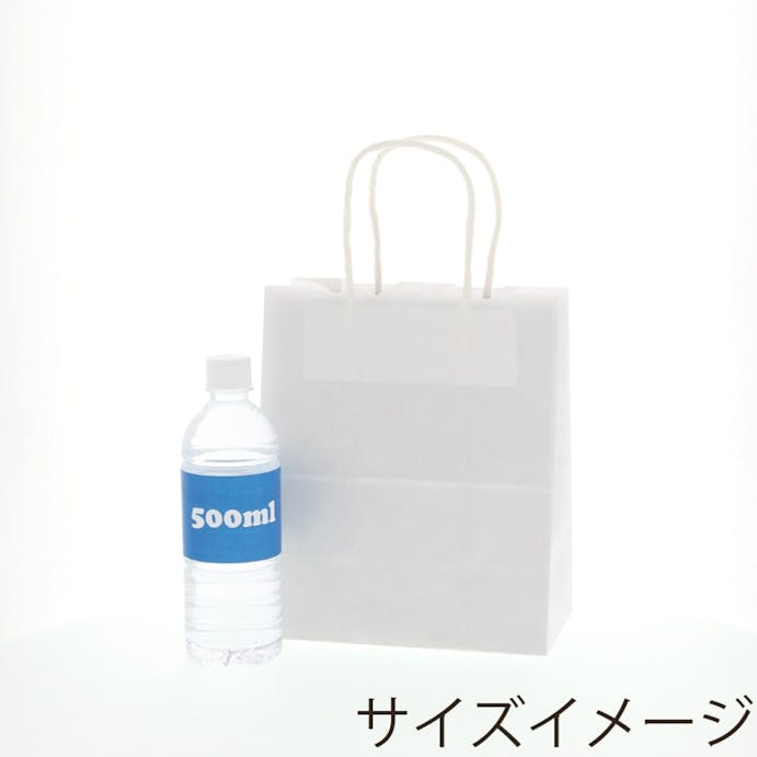 HEIKO 紙袋 25CB手提げ袋 21-12 白無地50枚入(販売終了)