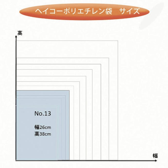 【CAINZ-DASH】シモジマ ポリ規格袋　ヘイコーポリ　０３　Ｎｏ．１３　紐なし　１００枚入り 006611301【別送品】