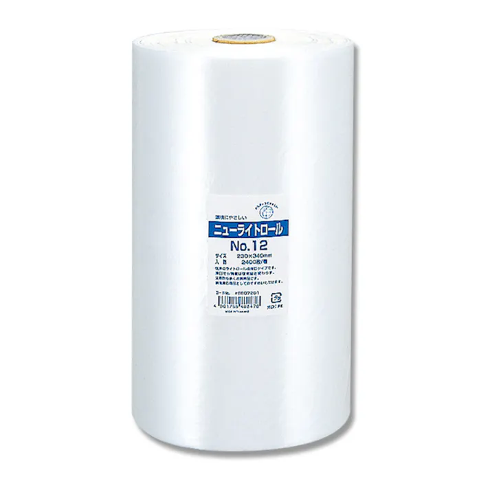 HEIKO ポリ袋 ニューライトロール 0.008mm厚 No.12 1巻