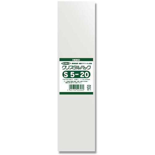 シモジマ OPP袋 クリスタルパック S 5-20 100枚入り 006750500 ポリ袋 シモジマ OPP袋 クリスタルパック S 5-20 100枚入り 006750500 ポリ袋