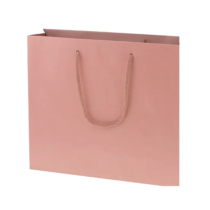 カラーチャームバッグ アズキ色