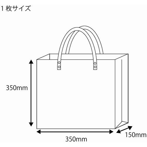 CAINZ-DASH】シモジマ 透明バッグ 中 １０枚入り 006464030【別送品