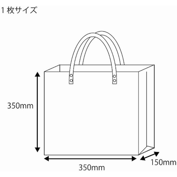 【CAINZ-DASH】シモジマ 透明バッグ　中　１０枚入り 006464030【別送品】