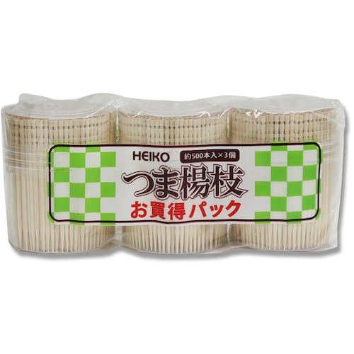 シモジマ ヘイコー つま楊枝 3個パック 004636308 ポリ袋 シモジマ ヘイコー つま楊枝 3個パック 004636308 ポリ袋