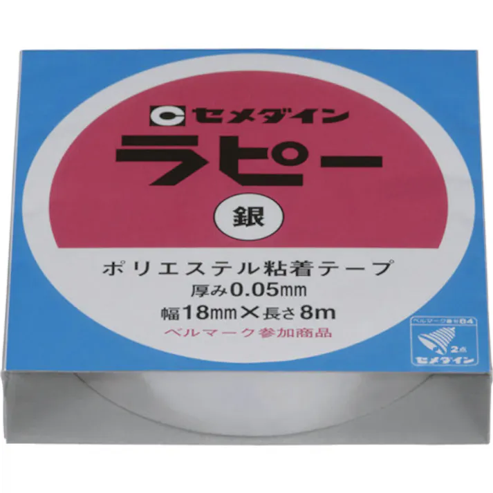 【CAINZ-DASH】セメダイン ラピー 18mm×8m/箱 銀 (キラキラテープ) TP-263 TP-263【別送品】