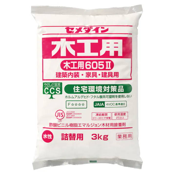 セメダイン 木工用605-2 AE-292 3kg 詰替