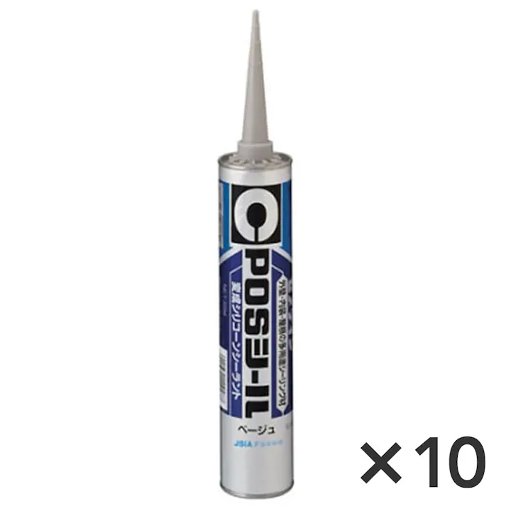 【ケース販売】セメダイン POSシール 変成シリコーンシーラント ベージュ 333ml 10本入