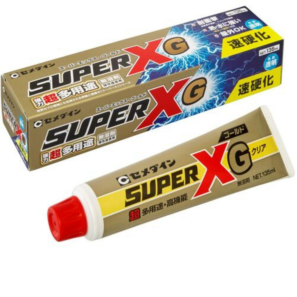 セメダイン スーパーXゴールド 速硬化 クリア AX-015 135ml | 接着