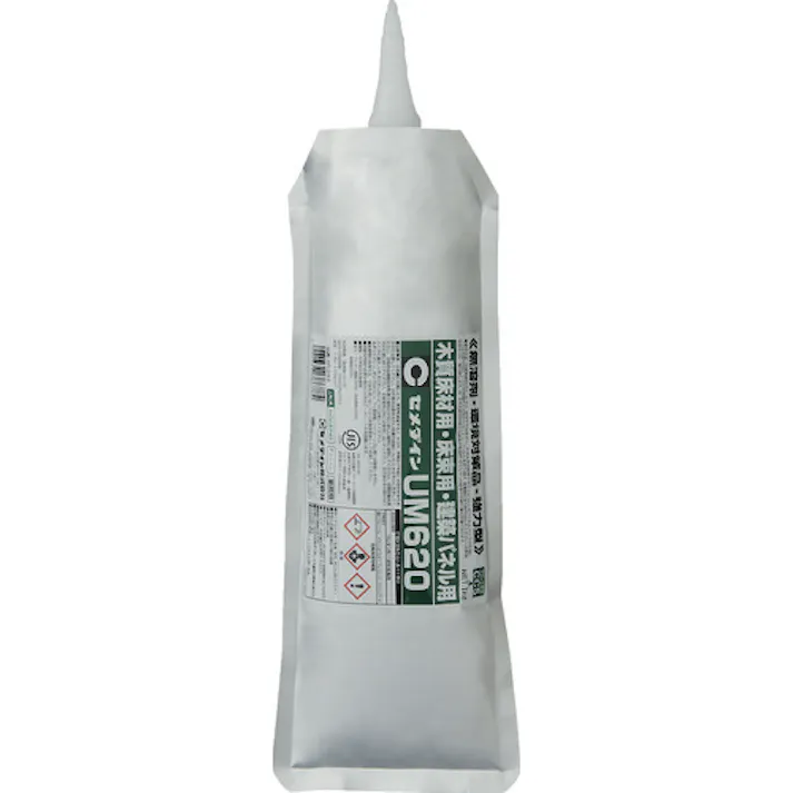 【CAINZ-DASH】セメダイン UM620 (淡黄色) アルミ袋 1kg (木質床材用・床束用)AR-244 AR-244【別送品】