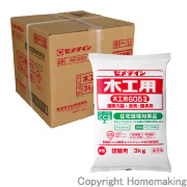 セメダイン 木工用605 3kg×6袋入 ケース 詰替