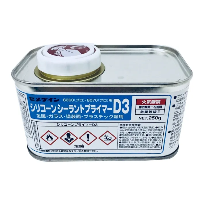 セメダイン シリコンシーラントプライマー D3 250g
