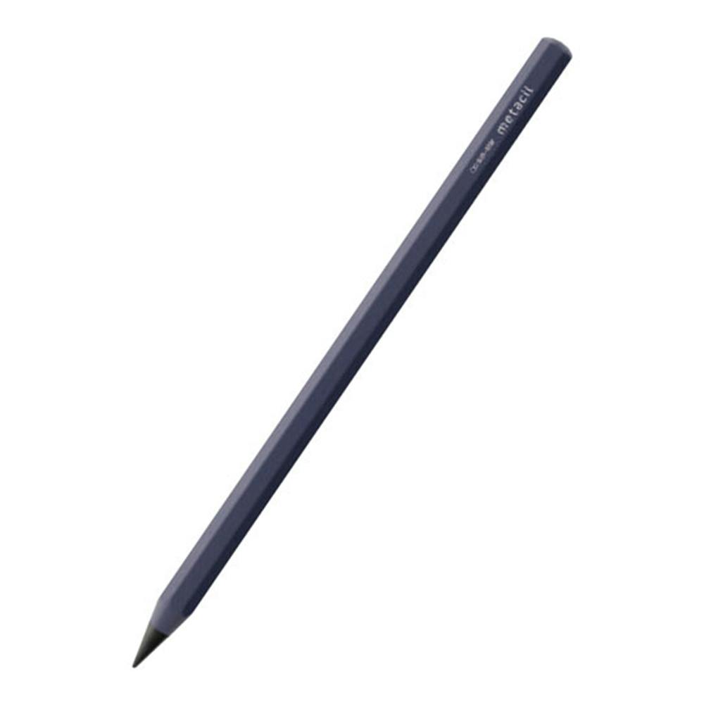 サンスター文具 メタルペンシル metacil メタシル ネイビー