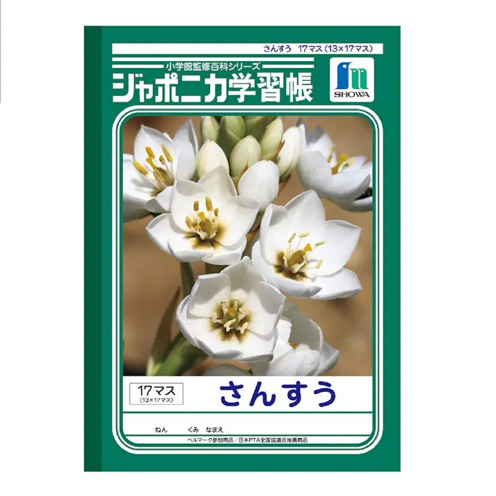 ショウワノート ジャポニカ学習帳 さんすう 13×17マス B5