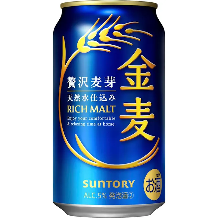 【ケース販売】サントリー 金麦(きんむぎ) 350ml×24本【別送品】
