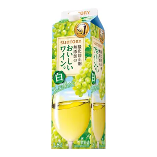 酸化防止剤無添加のおいしいワイン。 白 1800ml【別送品】
