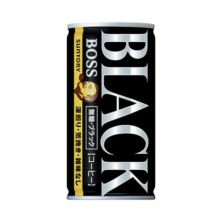 【ケース販売】サントリー ボス 無糖ブラック 缶 185g×30本