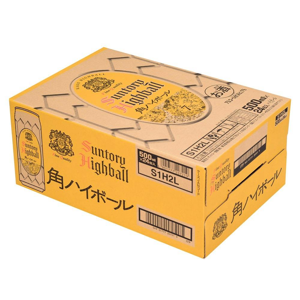 ケース販売】サントリー 角ハイボール缶 500ml×24本【別送品】 | 酒