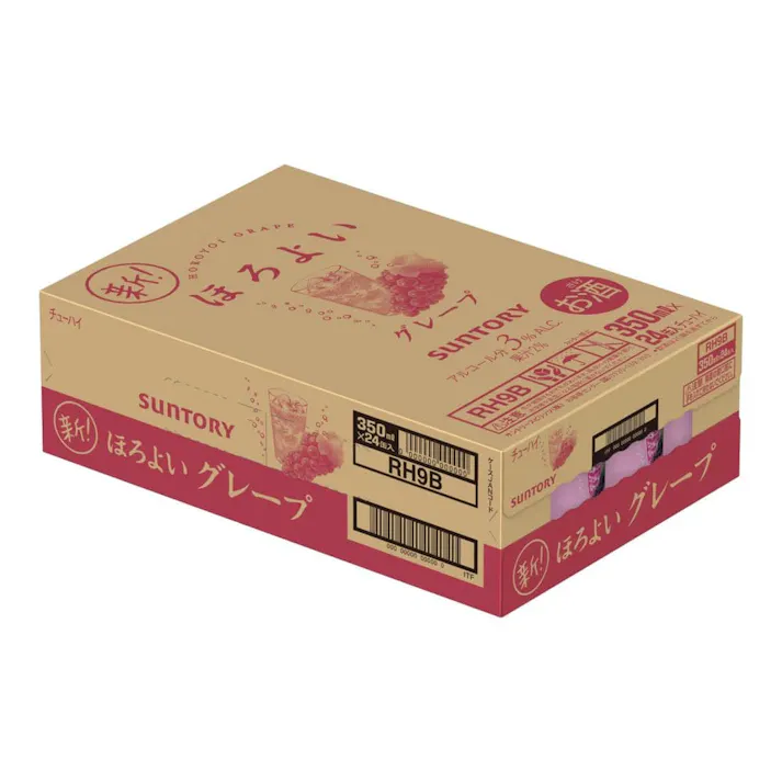 【ケース販売】サントリー ほろよい グレープ 350ml×24本