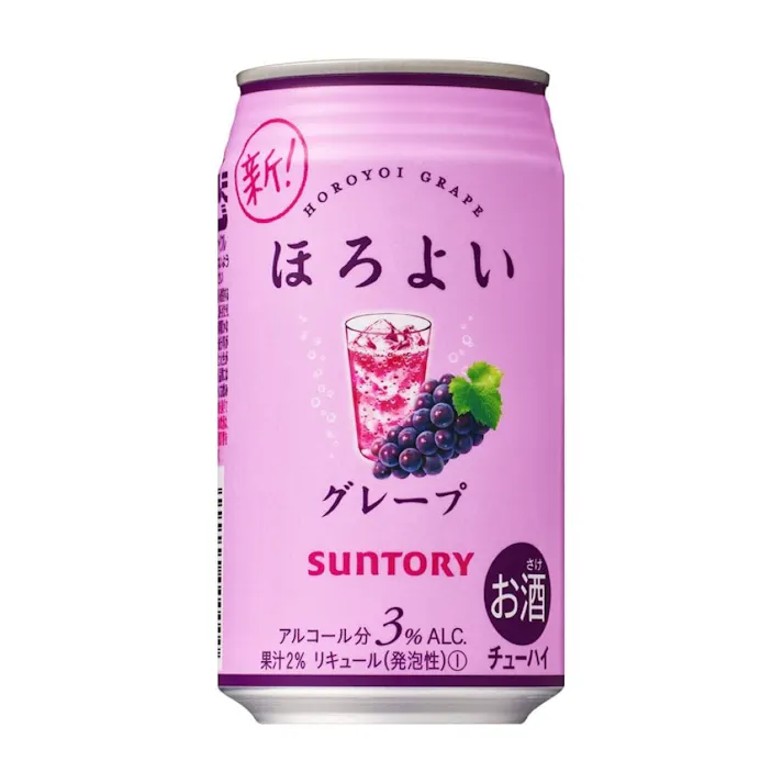 【ケース販売】サントリー ほろよい グレープ 350ml×24本