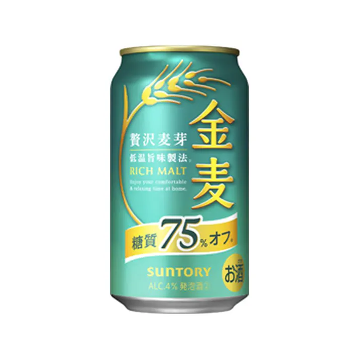 【ケース販売】サントリー 金麦 糖質75%オフ 350ml×24本【別送品】