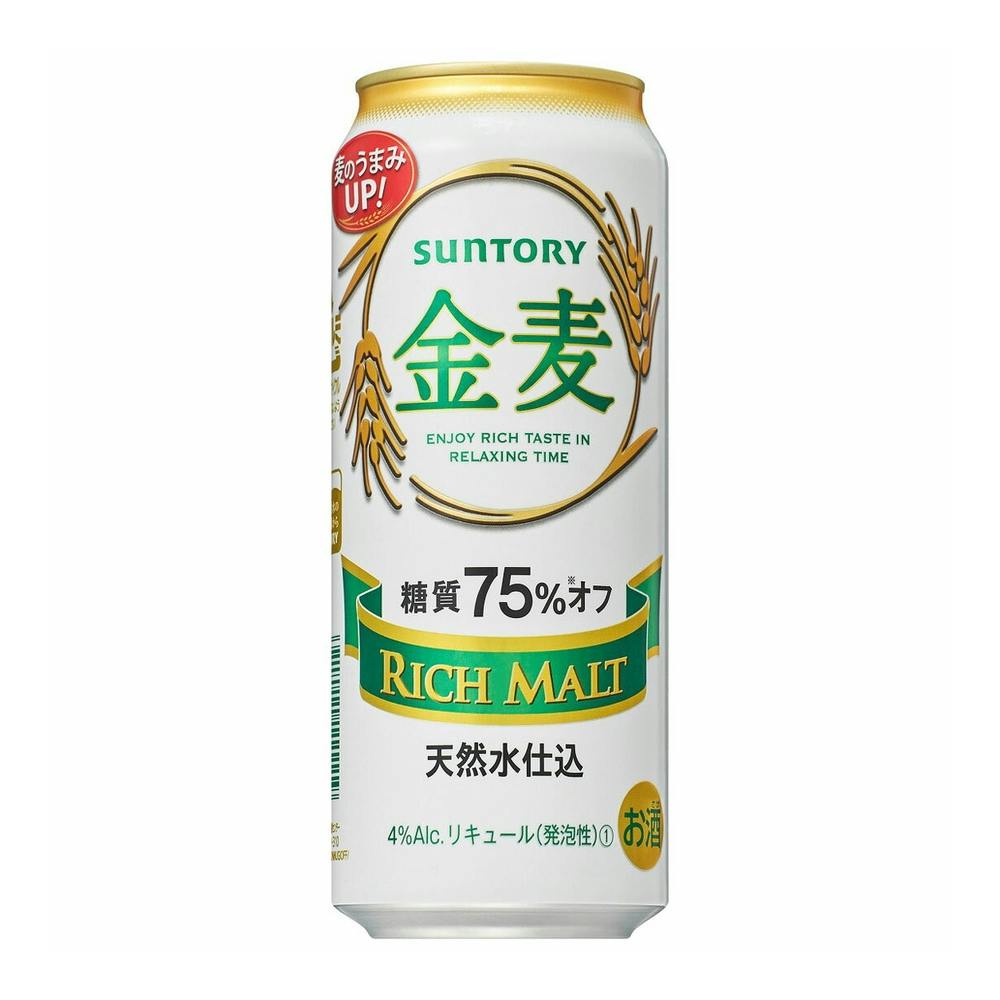 ケース販売】サントリー 金麦 糖質75%オフ 500ml×24本【別送品】 | 酒