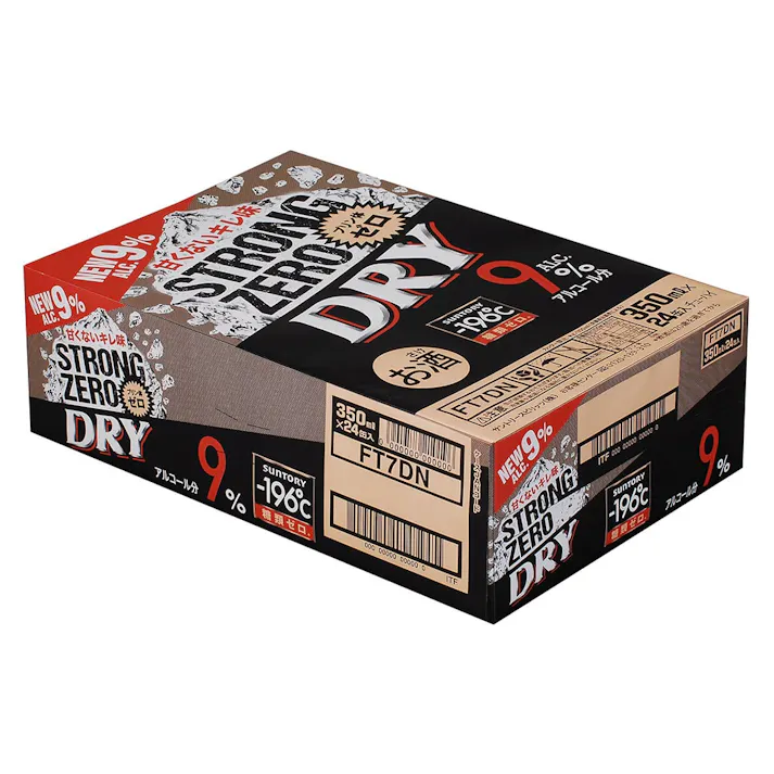 【ケース販売】サントリー -196度 ストロングゼロ ドライ 350ml×24本