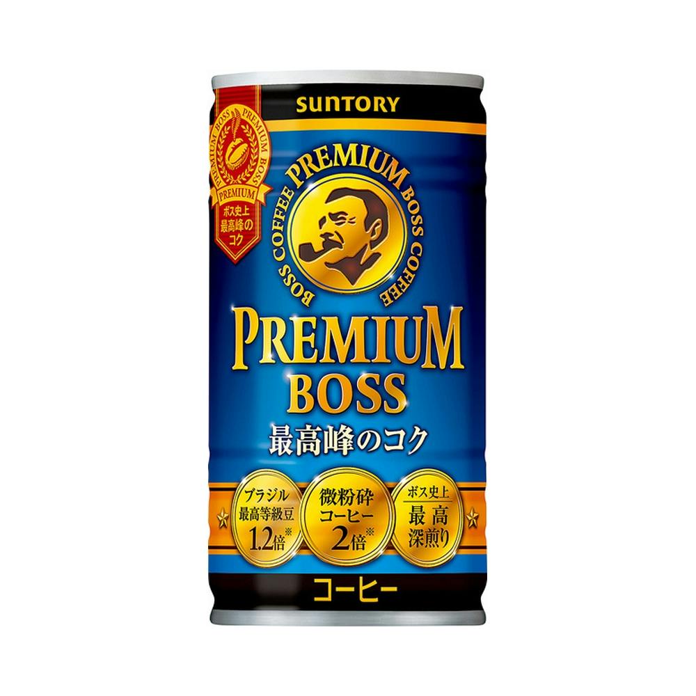 ケース販売】サントリー プレミアムボス 缶 185g×30本 | 飲料・水
