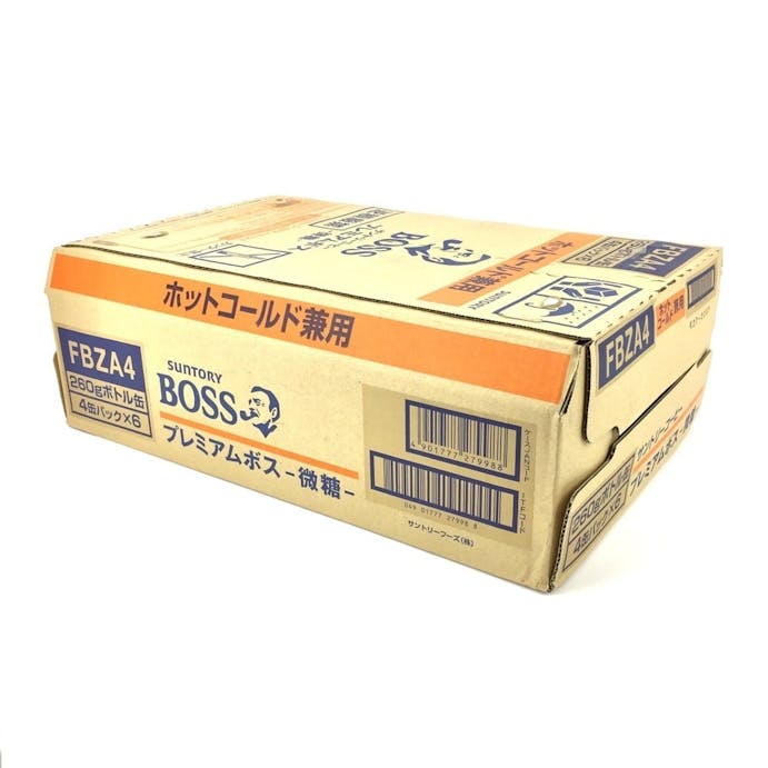【ケース販売】サントリー プレミアムボス 微糖 ボトル缶 260g×24本(販売終了)