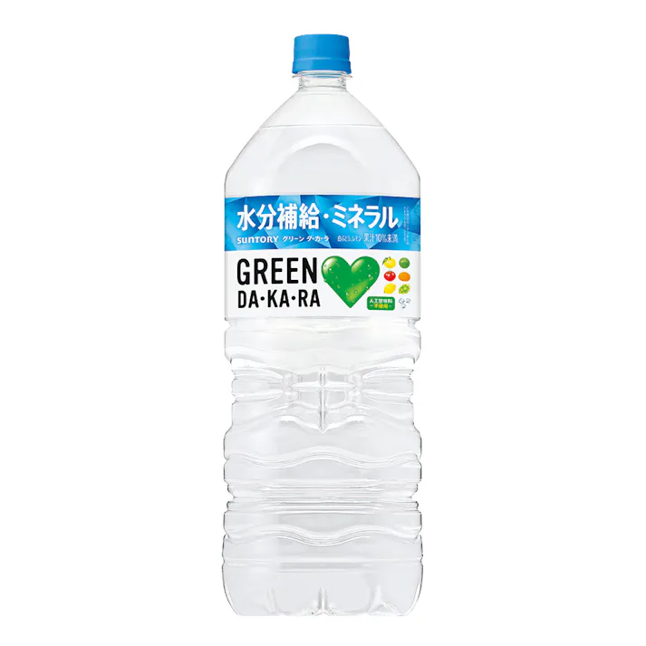 【ケース販売】サントリー GREEN DA・KA・RA 2L×6本