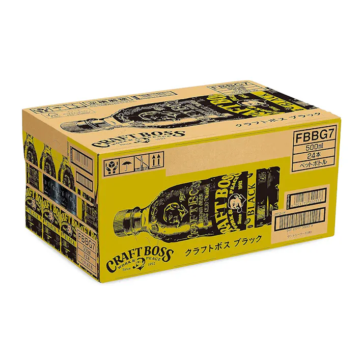 【ケース販売】サントリー クラフトボス ブラック 500ml×24本