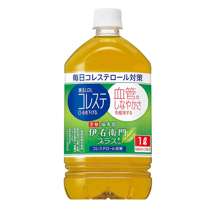【ケース販売】サントリー 伊右衛門プラス コレステロール対策 1L×12本