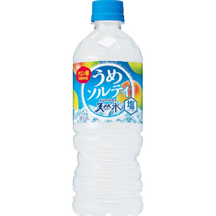 【ケース販売】サントリー 天然水 うめソルティ 冷凍兼用 540ml×24本