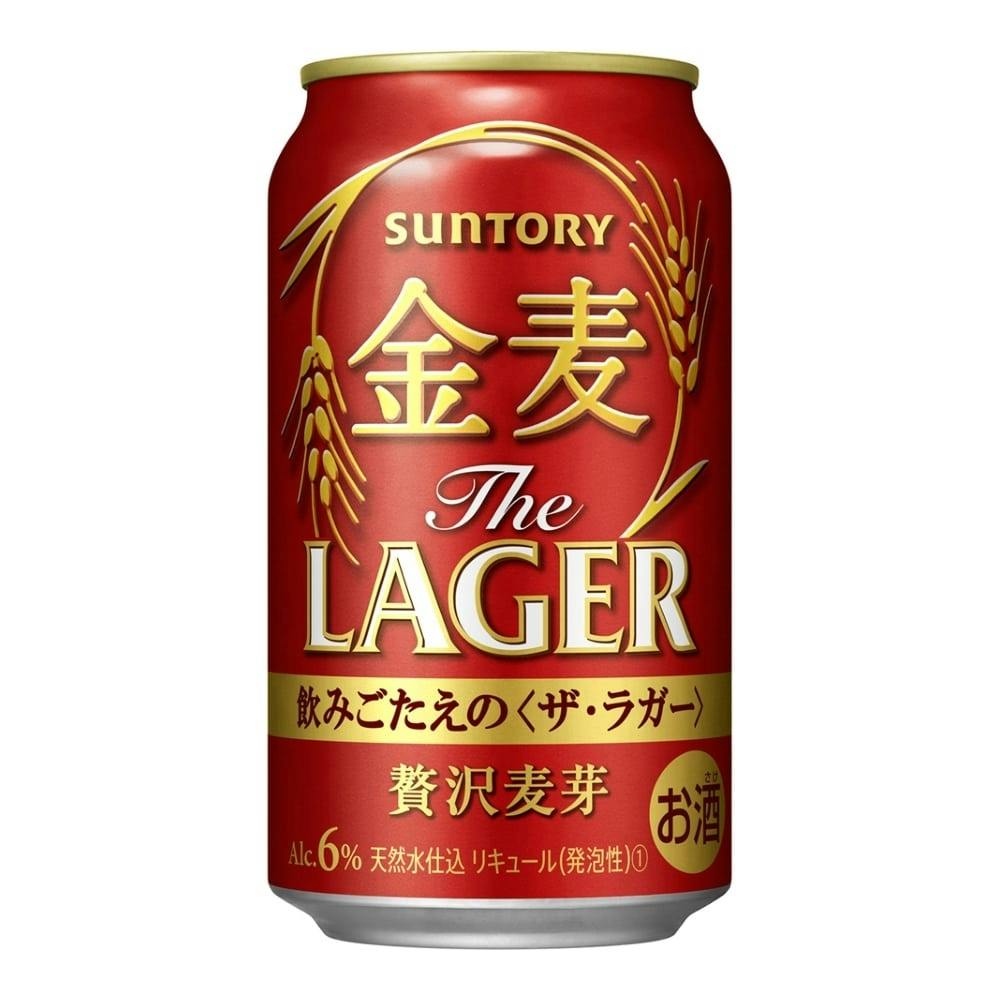 ♥金麦♥A3サイズ 4名入り♥ ケース販売】サントリー 金麦 ザ・ラガー 350ml×24本【別送品】 | 酒