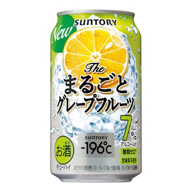 【ケース販売】サントリー -196度 ザ・まるごとグレープフルーツ 350ml×24本【別送品】(販売終了)