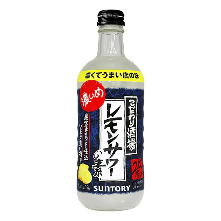 サントリー こだわり酒場のレモンサワーの素 濃いめ 500ml【別送品】