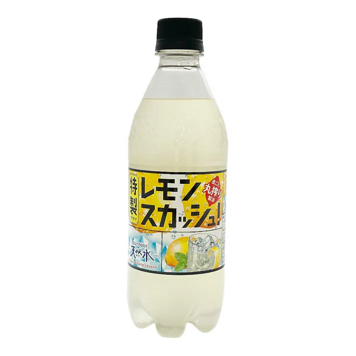 【ケース販売】サントリー天然水 特製レモンスカッシュ 500ml×24本
