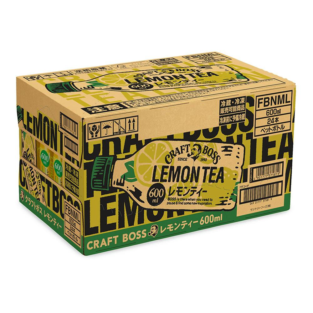 ケース販売】サントリー クラフトボス レモンティー 600ml×24本