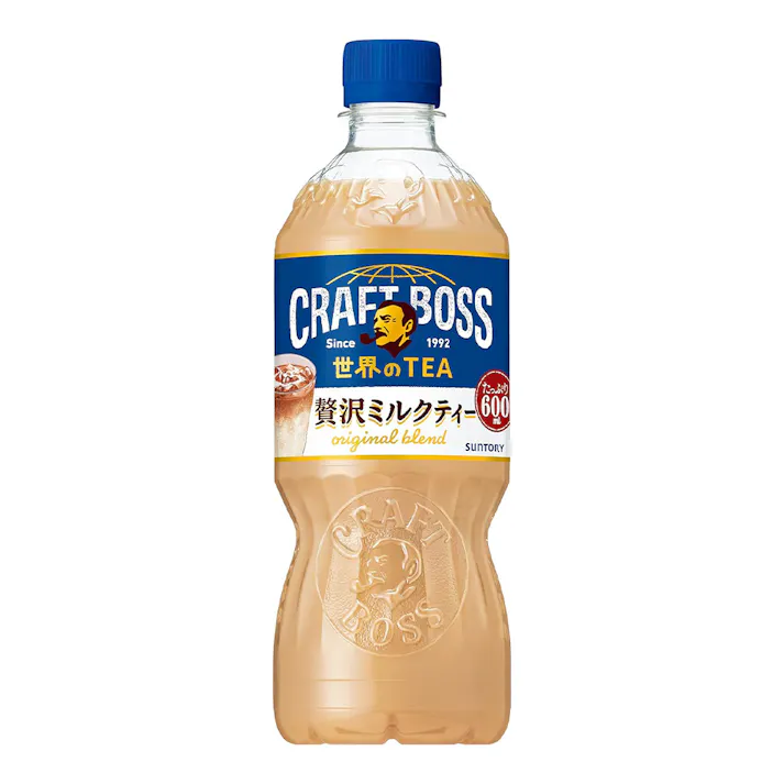 【ケース販売】サントリー クラフトボス ミルクティー 600ml×24本