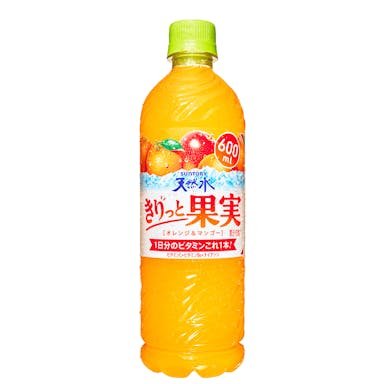 【ケース販売】サントリー 天然水 きりっと果実 オレンジ＆マンゴー 600ml×24本