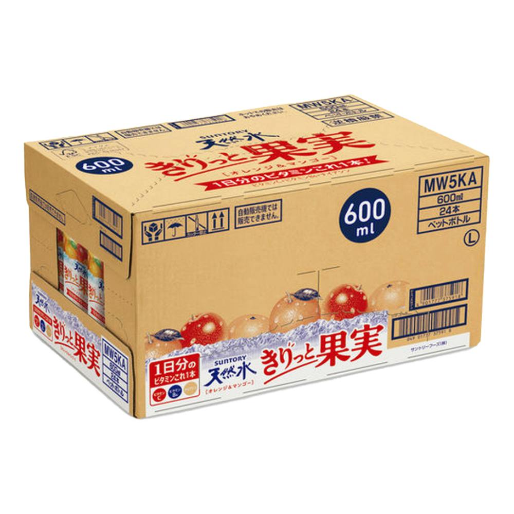 ケース販売】サントリー 天然水 きりっと果実 オレンジ＆マンゴー