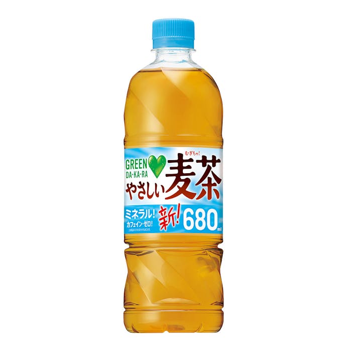 【ケース販売】サントリー GREEN DA・KA・RA やさしい麦茶 680ml×24本