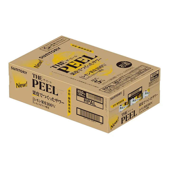 【ケース販売】THE PEEL 果皮でつくったサワー レモン果皮100% 350ml×24本