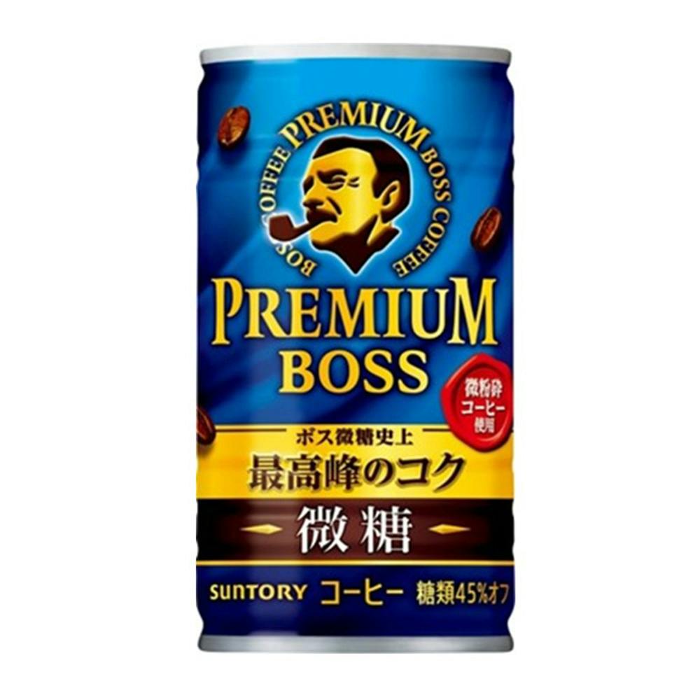 【ケース販売】プレミアムボス 微糖 185g×30本