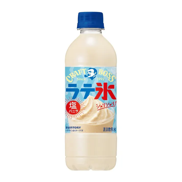 クラフトボス シャリシャリラテ氷 塩バニラ 440ml