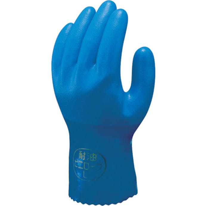 【CAINZ-DASH】ショーワグローブ 塩化ビニール手袋　耐油ビニローブ５双パック　ブルー　ＬＬサイズ NO650-LL5P【別送品】