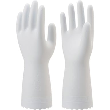 【CAINZ-DASH】ショーワグローブ 塩化ビニール手袋　まとめ買い　簡易包装ビニール薄手１０双入　ホワイト　Ｍサイズ NO130-MW10P【別送品】